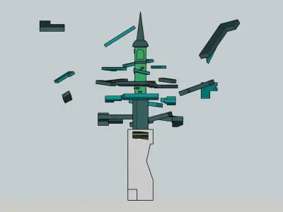 Temple 12 - Witch Temple 3D model