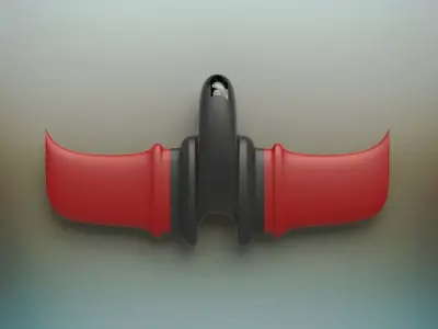 Spaceship hovercraft 3D model