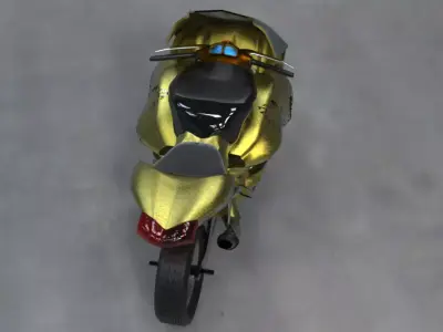 3D Heavy Bike Scorpion edition  3D model