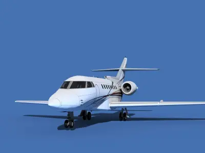 Hawker Siddley 1000 V14 3D model