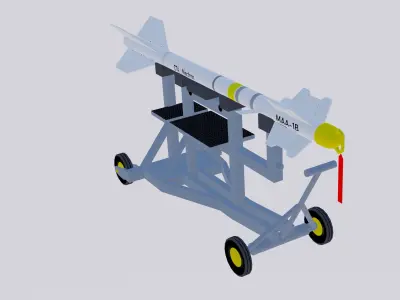 MAA-1B Piranha 3D model