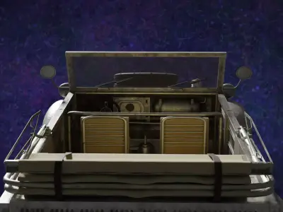 Car Military VW - Kubelwagen Type 82 German Autos 3D model