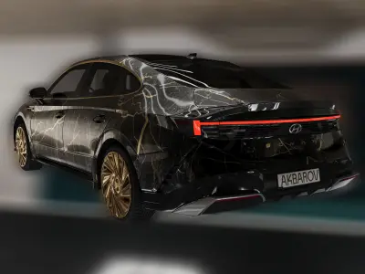 Hyundai Sonata 2024 LUXORY 3D model