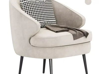 brevik armchair 3D model