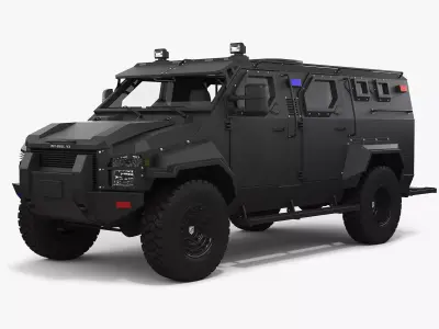 SWAT Truck Pit-Bull VX 3D model