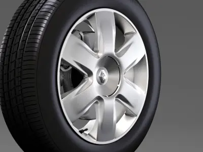Renault Kangoo wheel 2017 3D model