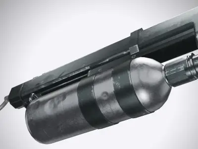 Nigrum Stella Speargun Low-poly 3D model