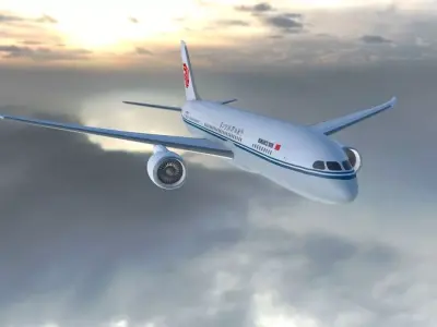 Boeing 787  Dreamliner Air China  3D model