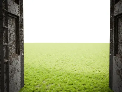 GOTHIC CASTLE BUILDING 25 Low-poly 3D model