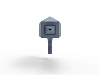 Big Alien Vaporizer pistol from The Invaders 1967 TV series 3D model