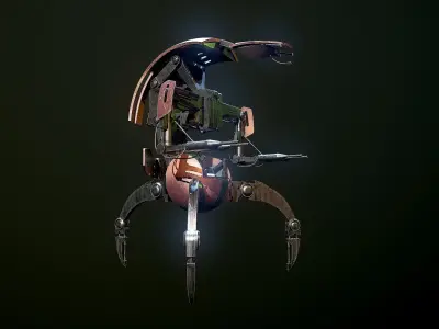 Droideka Star Wars 3D model