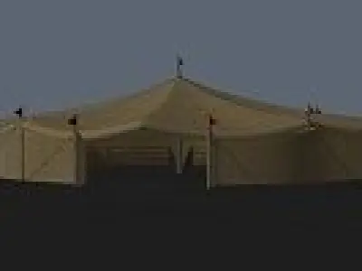 Carnival Tent 3D model