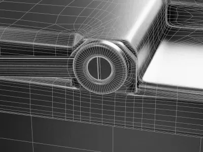 Car Battery Type D 3D model