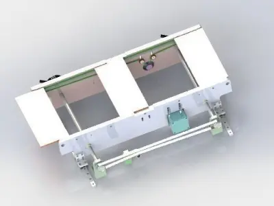 Belt conveyor belt 3D model