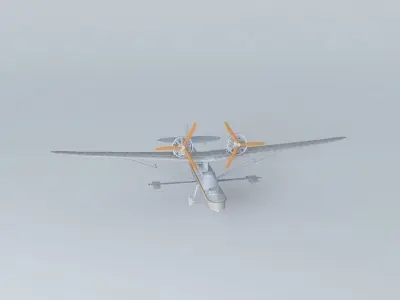 ARGO AIRCRAFTS A2 Silver swan 3D model