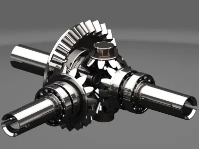 Differential Gear Box 3D model