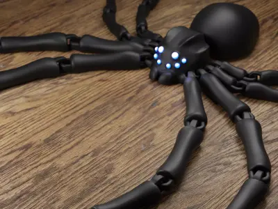 Flexi spider 3D print model