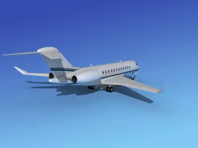 Global Express XRS V03 3D model