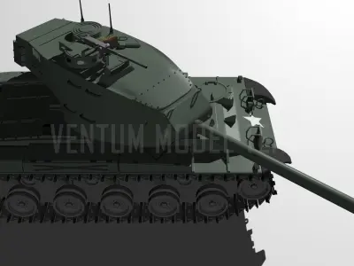 M-41 Walker Bulldog 3D model