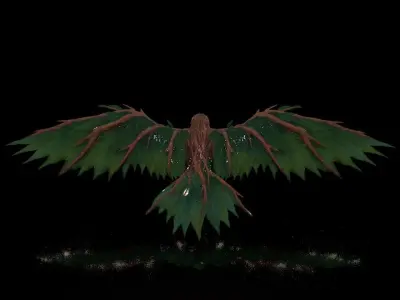 SILVANUS X SUIT Eagle 3D Model with texture Free low-poly 3D model