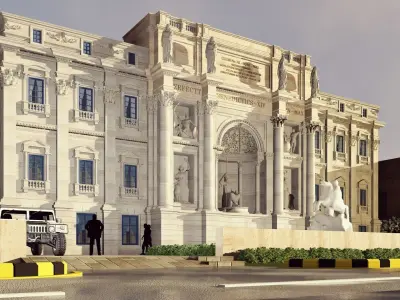 Trivi Fountain 3D print model