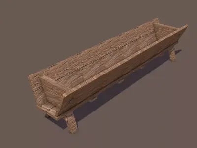 Animal Feeder Free low-poly 3D model