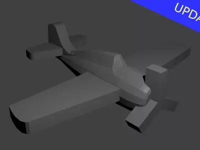 US F4F Wildcat Fighter Aircraft Free 3D print model