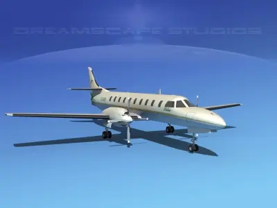 Swearingen SA226 Metroliner Etoha 3D model