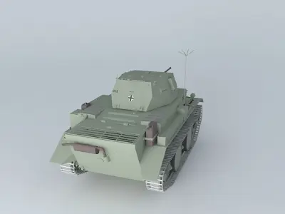 Panzer II Ausf L PzKpfw IIL "Lynx". 3D model