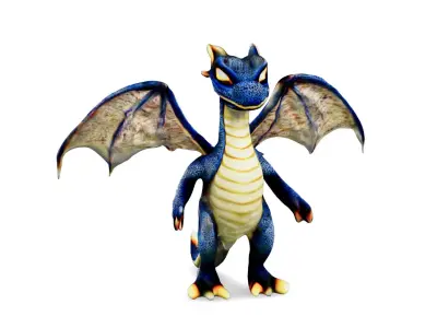 Midnight Scales The Mythical Dragon 3D model