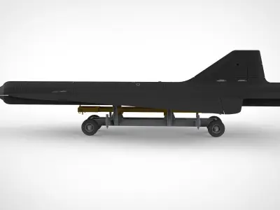 lockheed D-21 3D model