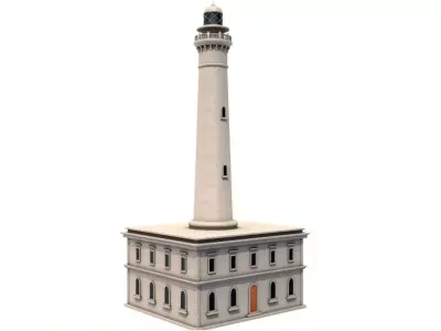 Faro Cabo de Palos 3D model