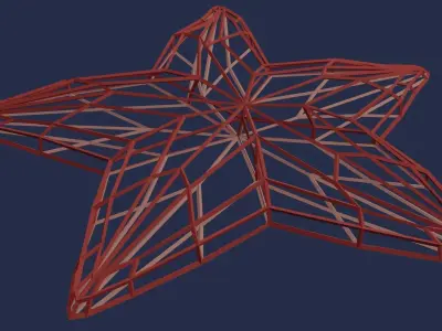 StarFish star in camouflage Free low-poly 3D model