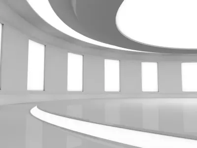 Modern Empty Room 3D model