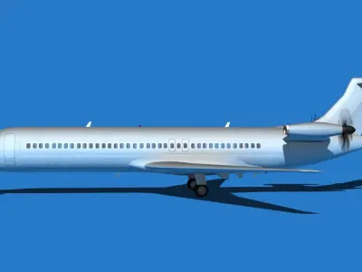 Boeing 7X7-1 Jet Fan V100 3D model