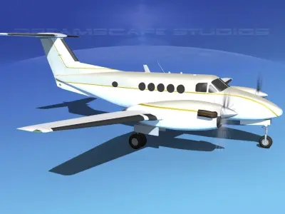 Beechcraft B200 GT King Air V11 3D model
