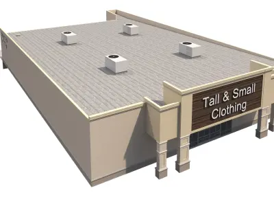 Retail-054 Retail Store 3D model