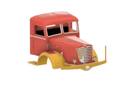 ORIGINAL BUESSING 8000 LKW TRUCK LASTWAGEN KAROSSERIE KABINE 3D print model