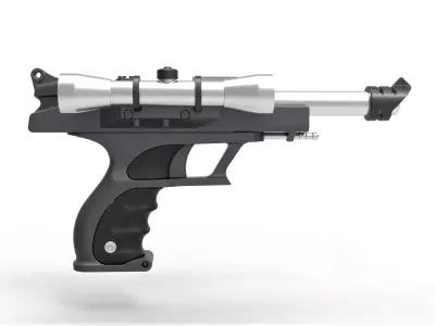 Captain Typho Blaster S-5 from Star Wars 3D model