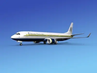 Boeing 737-900ER Nania Air 3D model