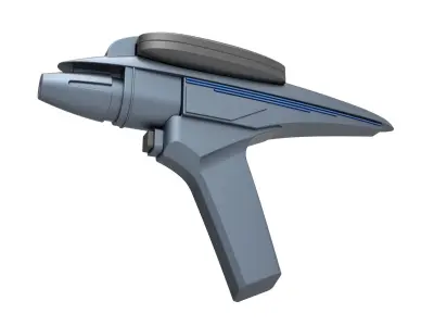 Phaser Type II from Star Trek III The Search for Spock 1984 3D model