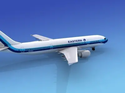 Airbus A300 Eastern 1 3D model