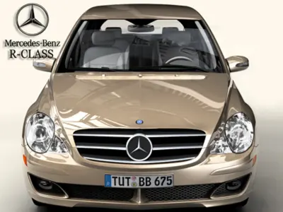 Mercedes R Class 3D model buy