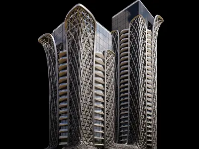 High-Rise Building Free 3D model