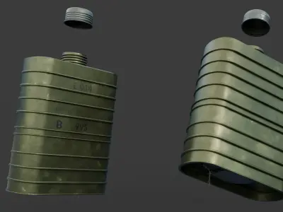 E-014 Filter Low-poly 3D model