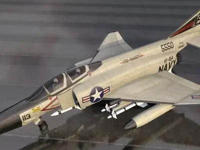 McDonnell Douglas F-4E Phantom 3D model