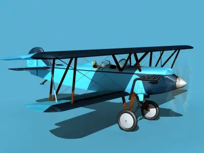 Travelair 2000 V01 3D model