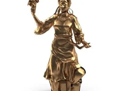 Ukraine Statue 3D model