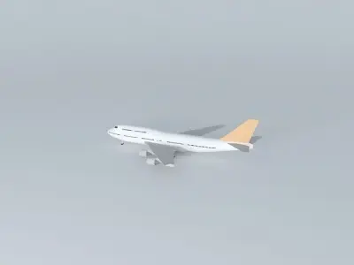 Plane in Viracopos 3D model