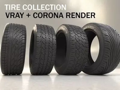 Tire car 3D Model  3D model